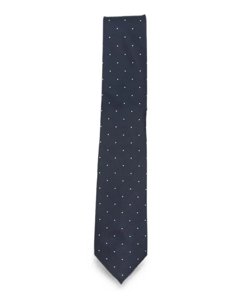 Tom Ford Krawatte mit Polka Dots - Blau Blau
