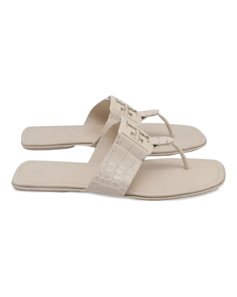 Tory Burch Georgia flat sandals - Weiß Weiß