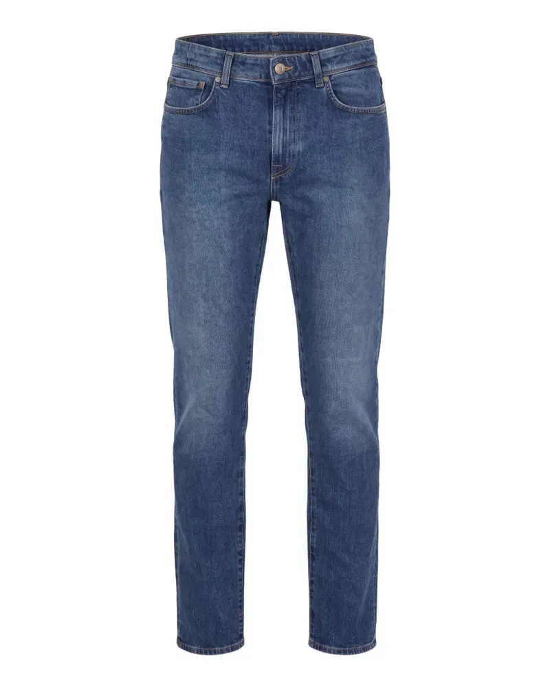 Slowear Ausgeblichene Slim-Fit-Jeans - Blau Blau
