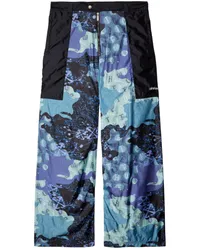 OFF-WHITE Samurai Cargohose mit Camouflagemuster Blau