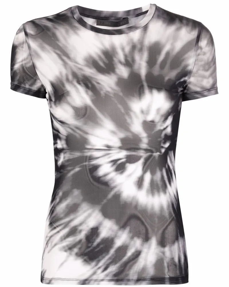 Philipp Plein T-Shirt im Batik-Look - Grau Grau