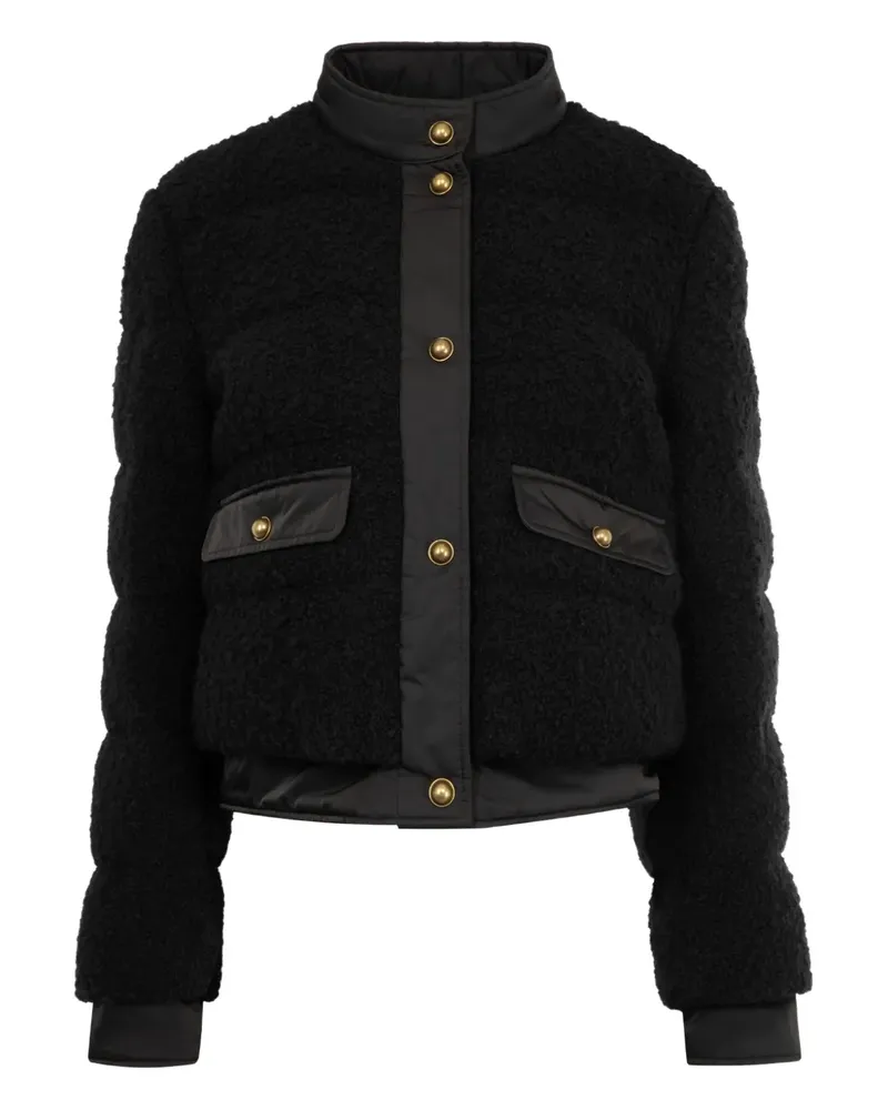 Moncler Blandy Jacke mit Druckknöpfen - Schwarz Schwarz
