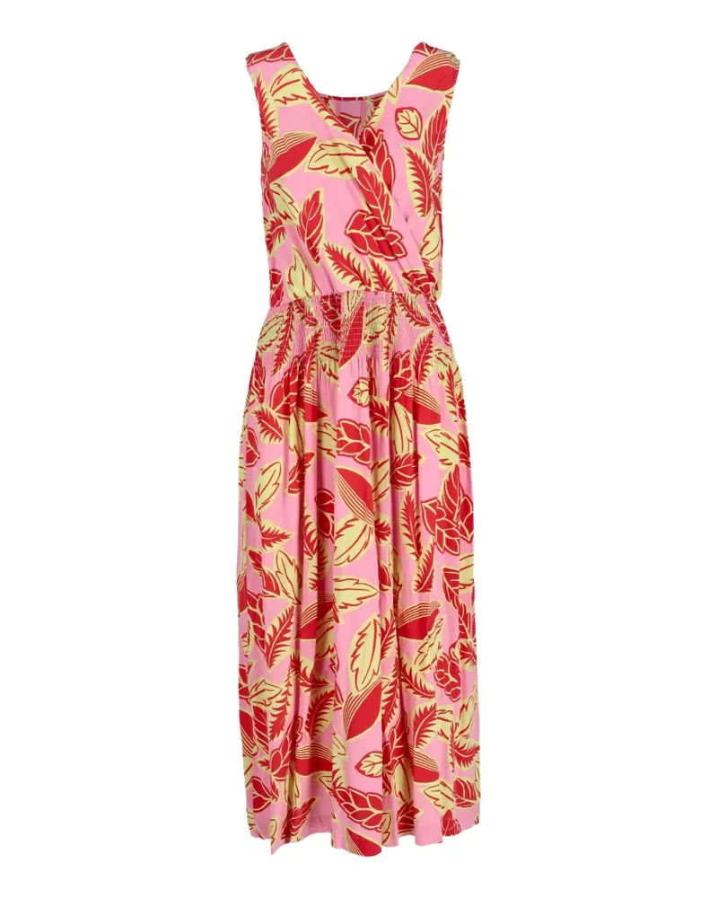 Moschino Kleid mit Blumen-Print - Rosa Rosa