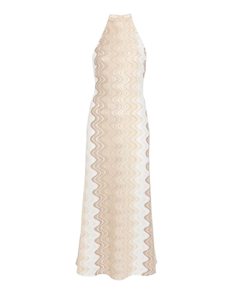 MC2 Saint Barth Gestricktes Neckholder-Kleid - Nude Nude