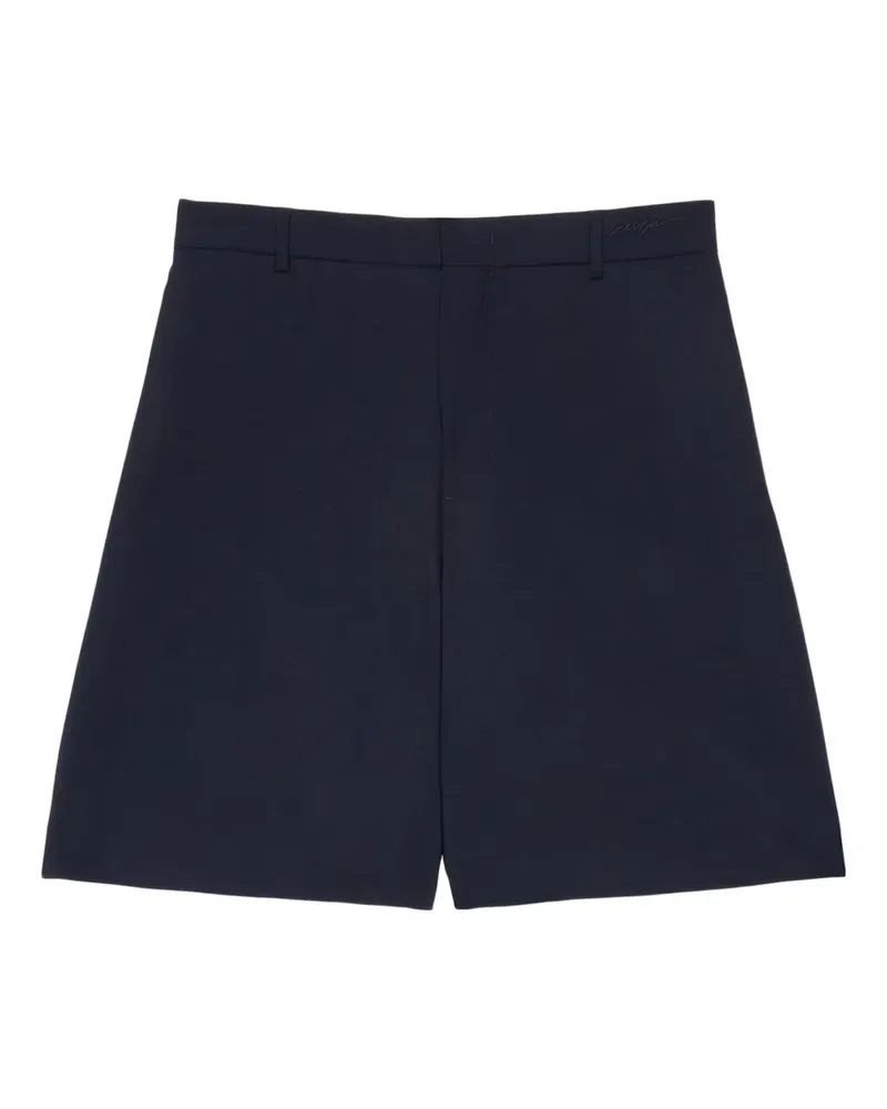 MSGM Bestickte Shorts - Blau Blau
