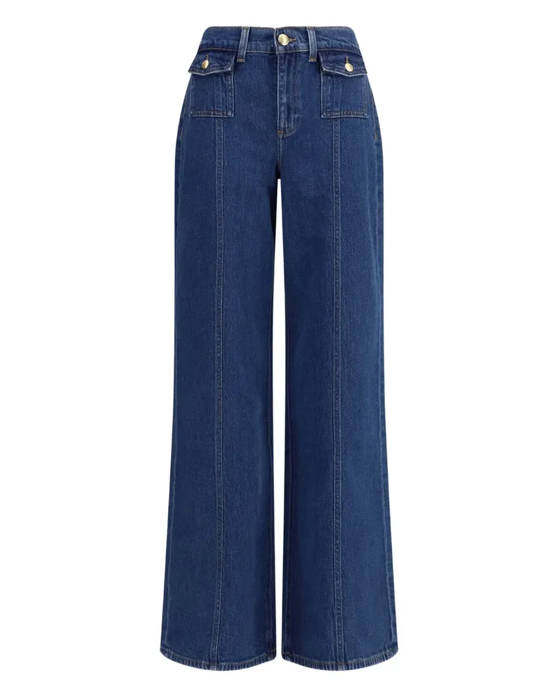 7 for all mankind Lotta Jeans mit weitem Bein - Blau Blau
