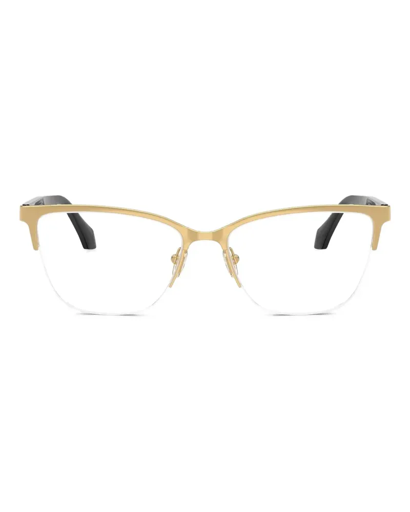 Versace Brille mit Cat-Eye-Gestell - Gold Gold