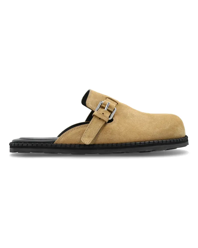 Moschino Mules aus Wildleder - Nude Nude