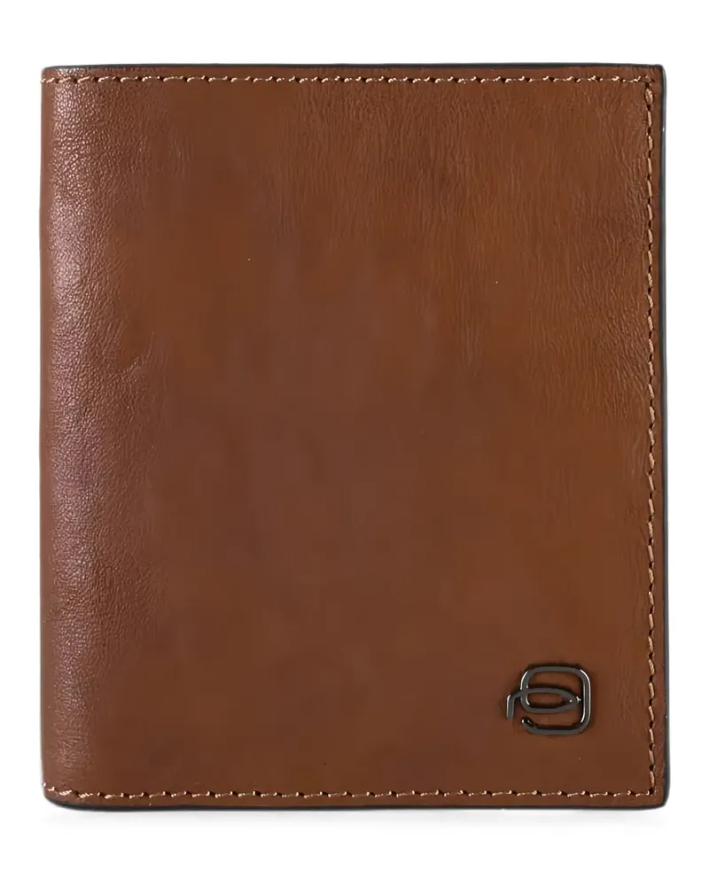 Piquadro leather card holder - Braun Braun