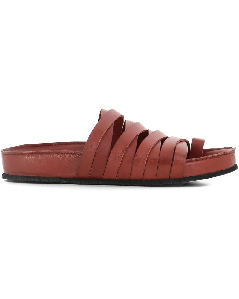Pantanetti Sandalen mit Riemen - Braun Braun