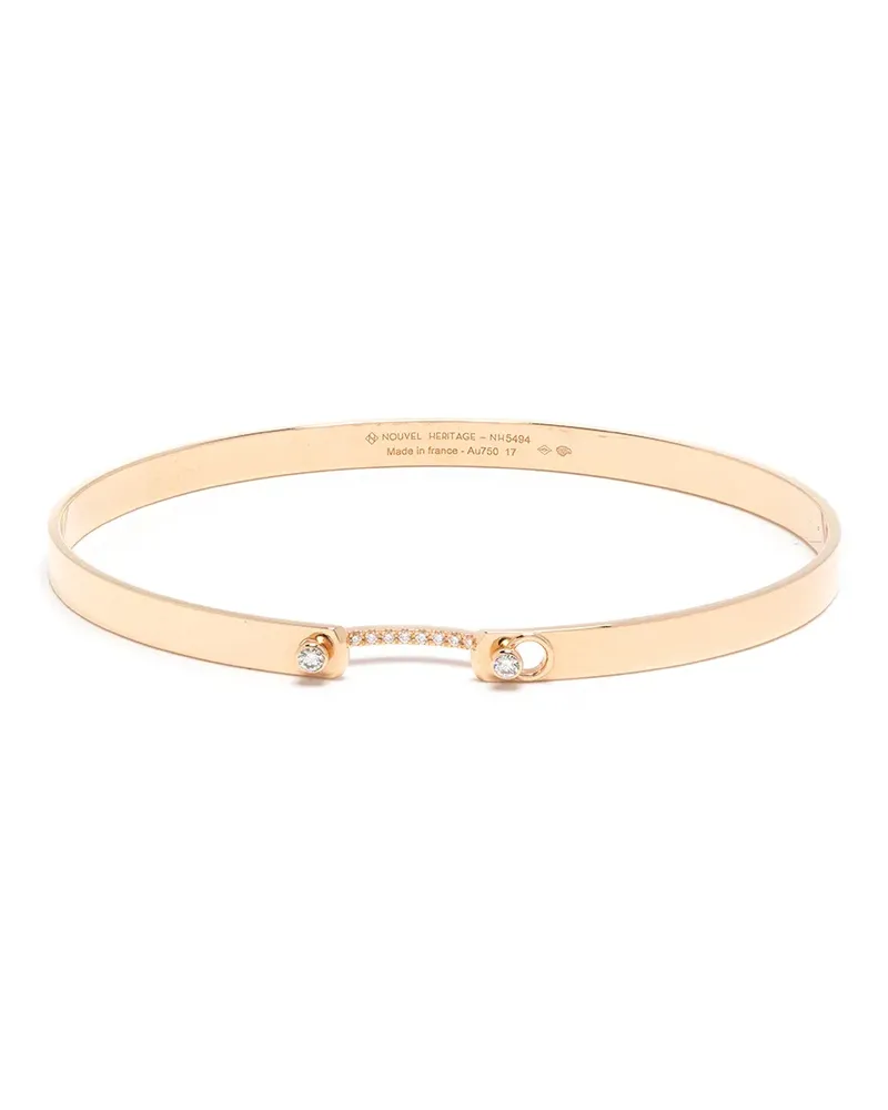 Nouvel Heritage 18kt Business Meeting Mood Rotgoldarmreif mit Diamanten Gold