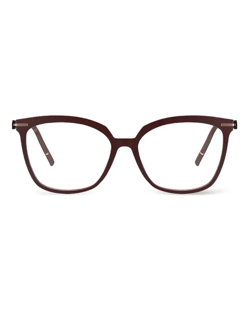 Silhouette Vibrant Horizon cat-eye glasses - Rot Rot
