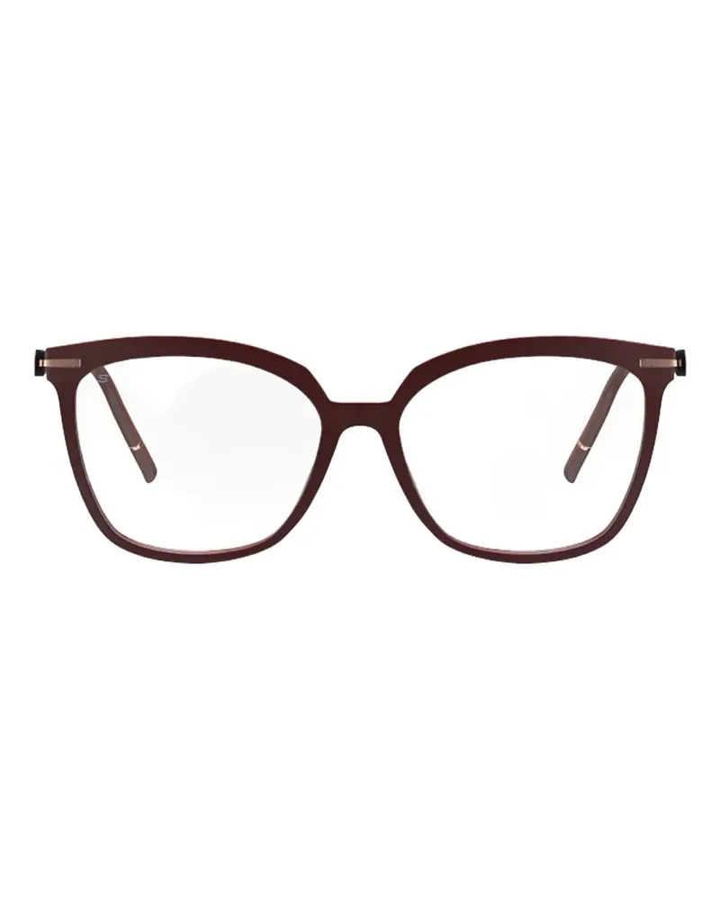 Silhouette Vibrant Horizon cat-eye glasses - Rot Rot