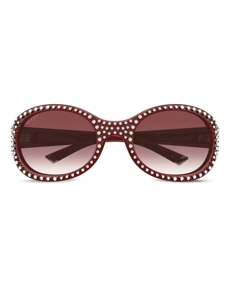 Gucci GG2013S Sonnenbrille mit Nieten - Rot Rot