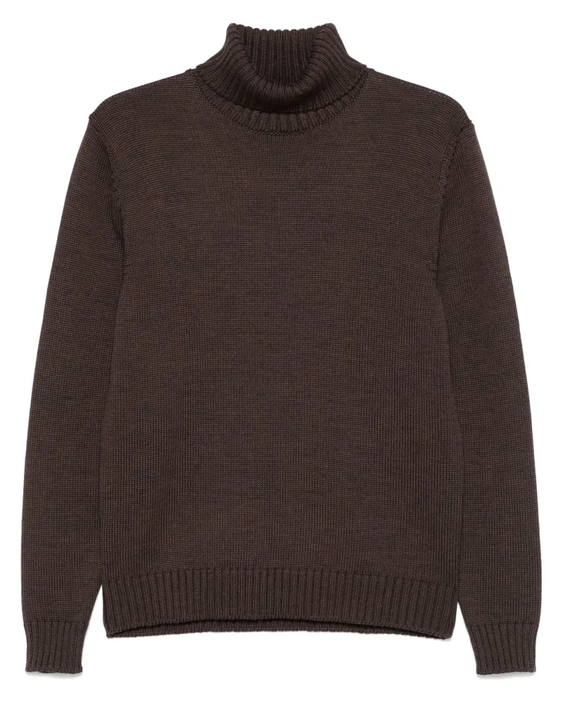 Zanone Pullover mit Rollkragen - Braun Braun