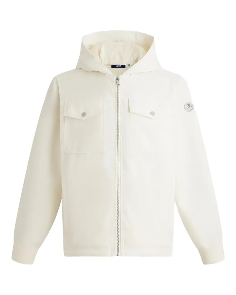 FUSALP Hoodie mit Klappentasche - Weiß Weiß