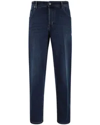 PT TORINO Halbhohe Slim-Fit-Jeans Blau