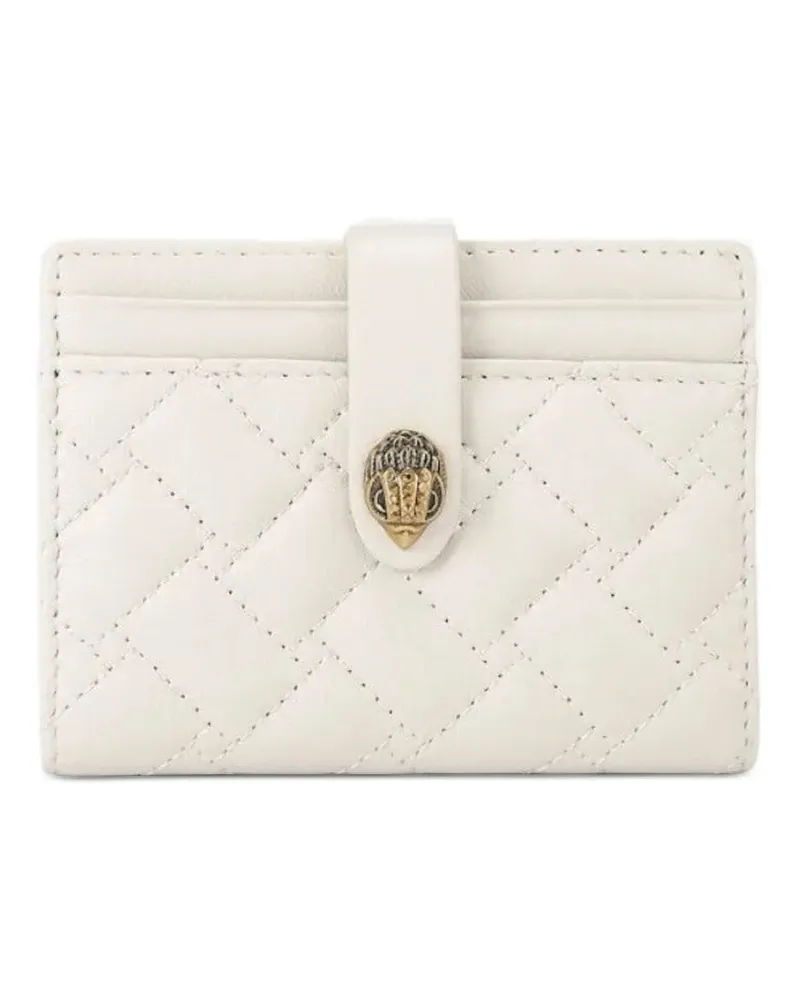 Kurt Geiger Kensington quilted card wallet - Weiß Weiß