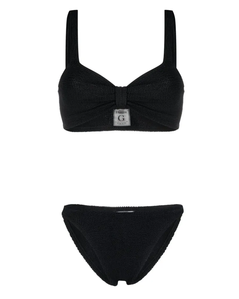 Hunza G Bonnie Bikini - Schwarz Schwarz