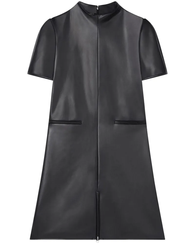 Courrèges Minikleid in A-Linie - Schwarz Schwarz