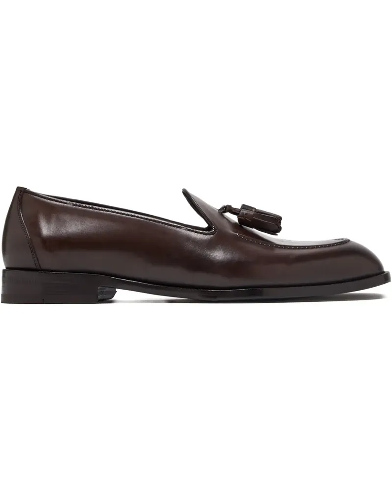 Brioni Loafer mit Quasten - Braun Braun