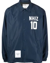 Izzue Jacke mit Logo-Print Blau