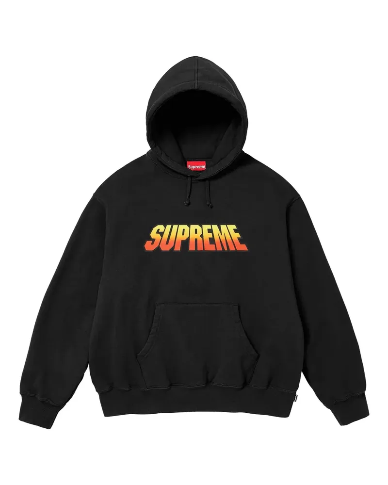 Supreme Being Hoodie mit Logo-Print - Schwarz Schwarz