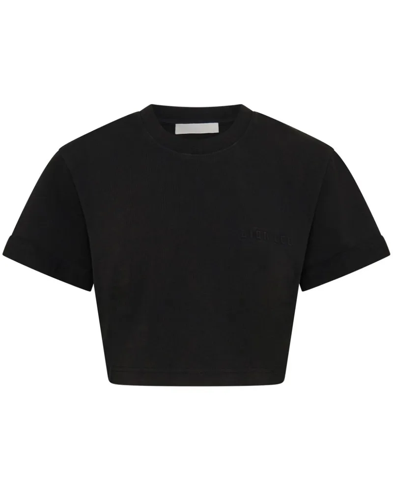 Dion Lee T-Shirt mit Logo Schwarz