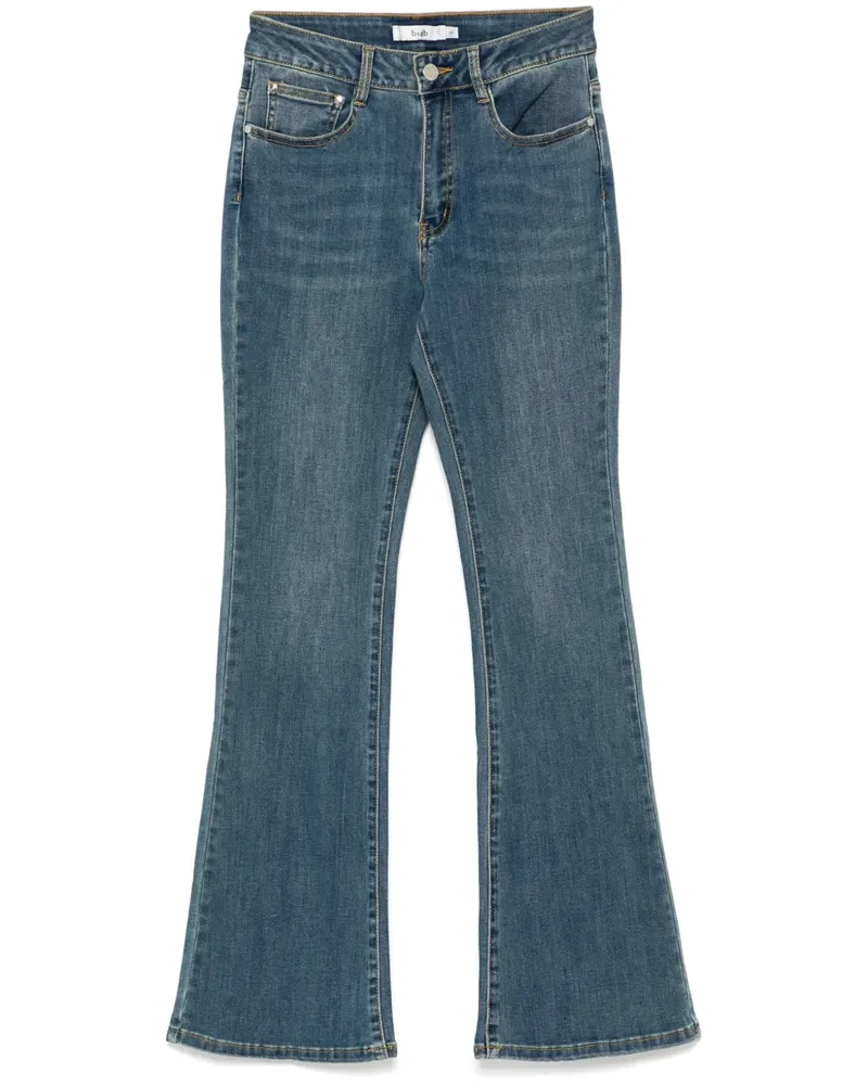 b+ab Ausgestellte Jeans - Blau Blau