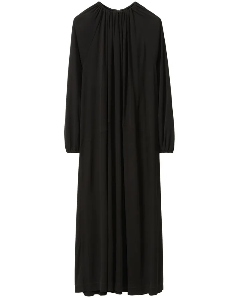 Fabiana Filippi Kleid mit Falten - Schwarz Schwarz