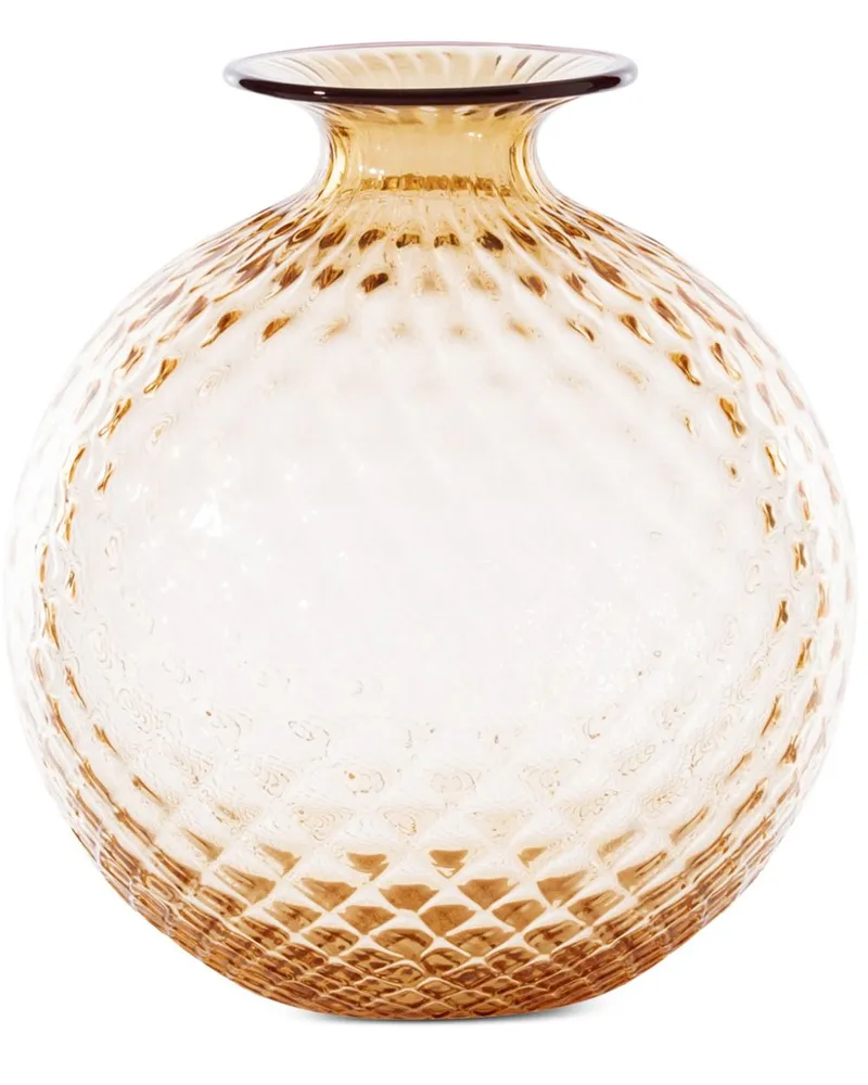 Venini Monofiore Balloton Vase (24,5cm x 21,5cm) - Gelb Gelb
