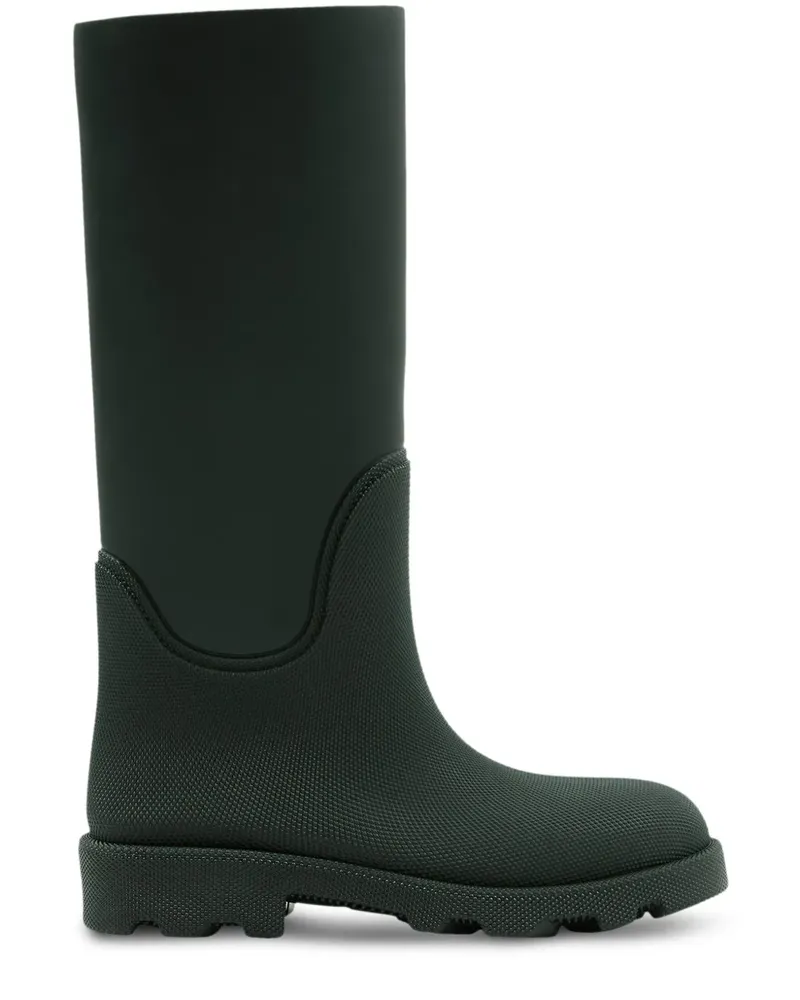 Burberry Halbhohe Misty Regenstiefel - Grün Grün