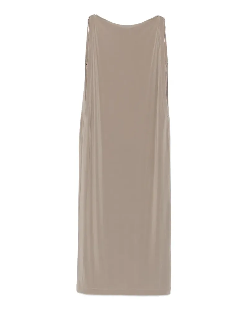 Issey Miyake sleeveless midi dress - Grau Grau