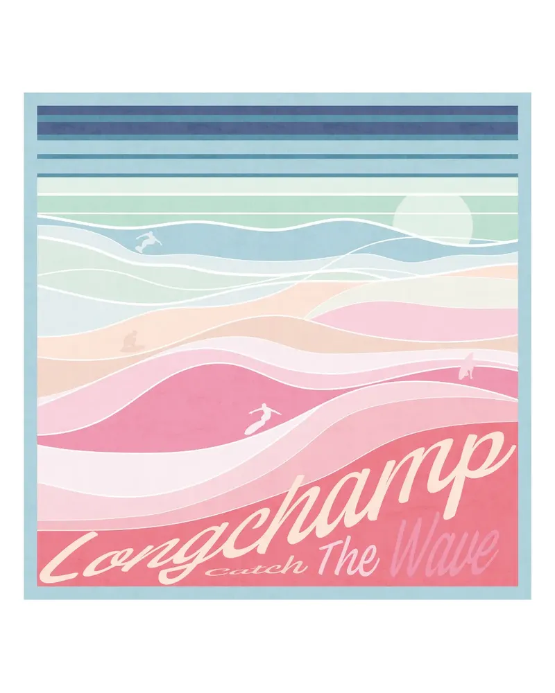 Longchamp En Pleine Vague Seidenschal - Nude Nude