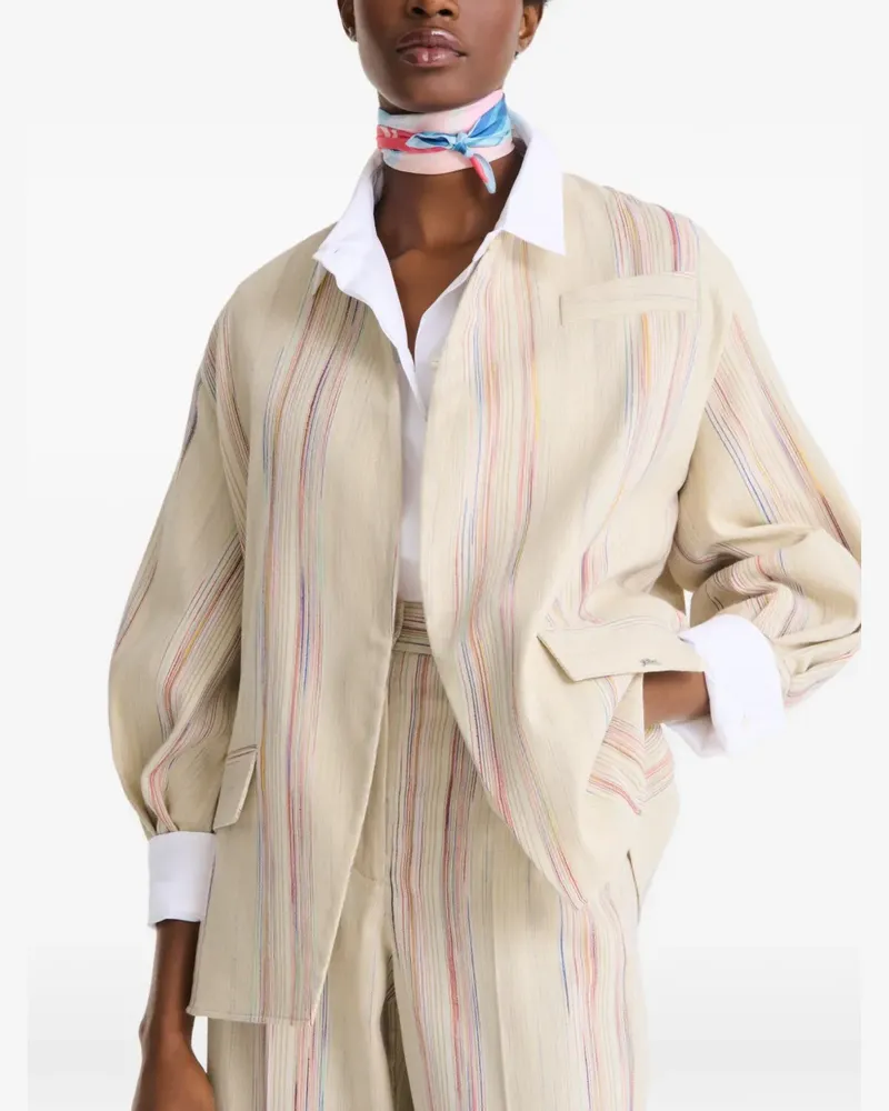 Longchamp En Pleine Vague Seidenschal - Nude Nude