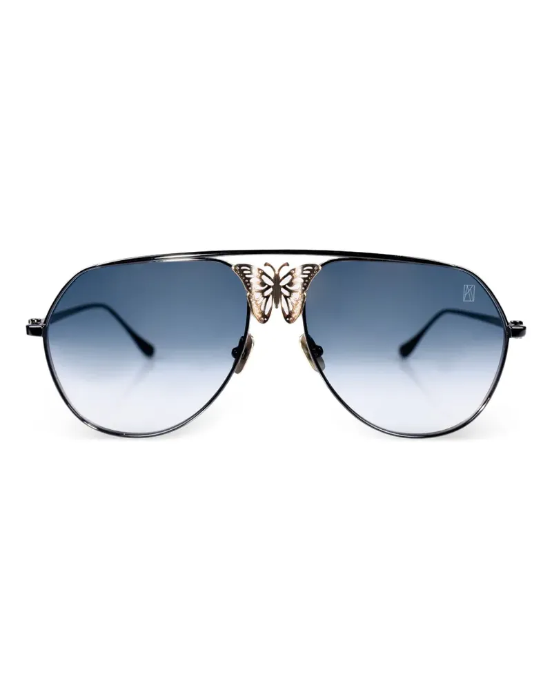 Anna-Karin Karlsson Miss Rosell 2.0 butterfly-detail sunglasses - Schwarz Schwarz