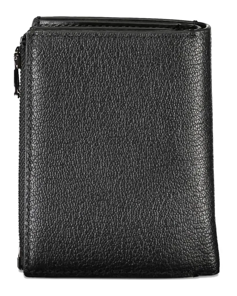 Calvin Klein pebbled-leather wallet - Schwarz Schwarz