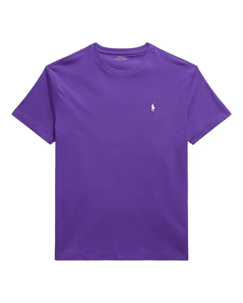 Ralph Lauren logo-embroidered T-shirt - Violett Violett