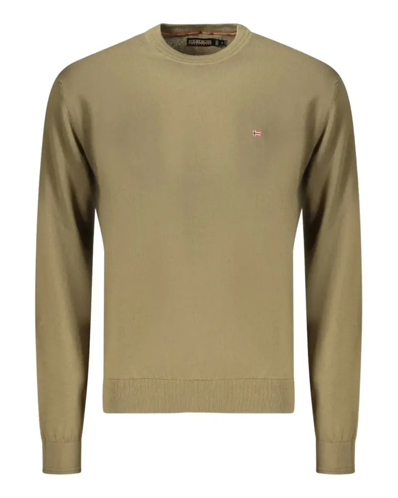 Napapijri logo-patch sweater - Grün Grün