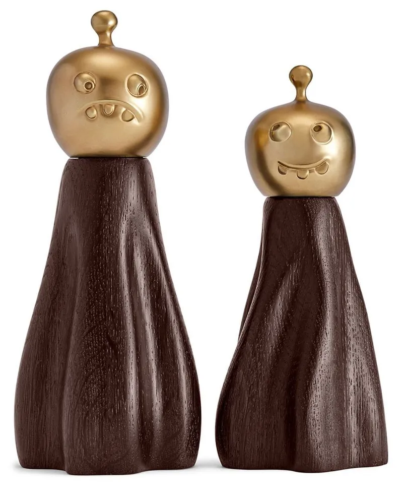 L’OBJET x Haas Brothers Fantomes Salz- und Pfeffermühle - Braun Braun