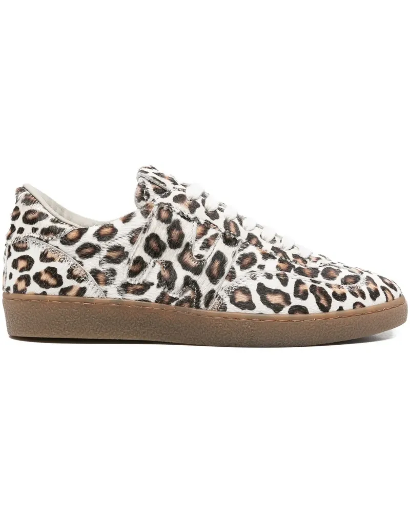 MSGM Sneakers mit Leoparden-Print - Nude Nude