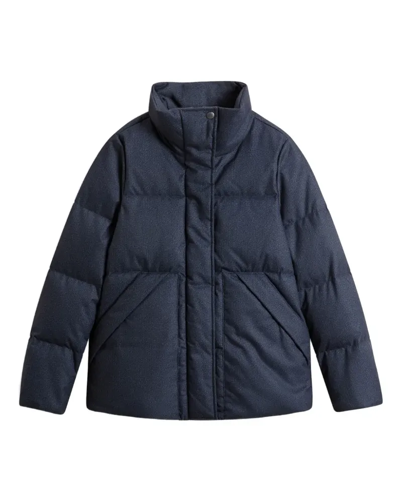 Woolrich Gefütterte Jacke mit Stehkragen - Blau Blau