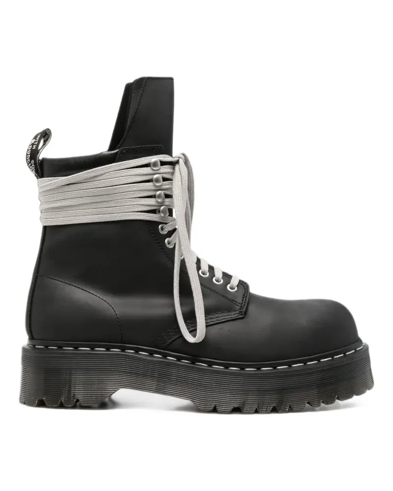 Rick Owens x Dr. Martens Quad steel-toe combat boots - Schwarz Schwarz