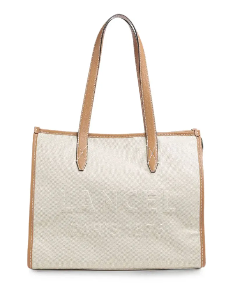 Lancel Jour de  Tote Bag mit Lederbesatz - Nude Nude
