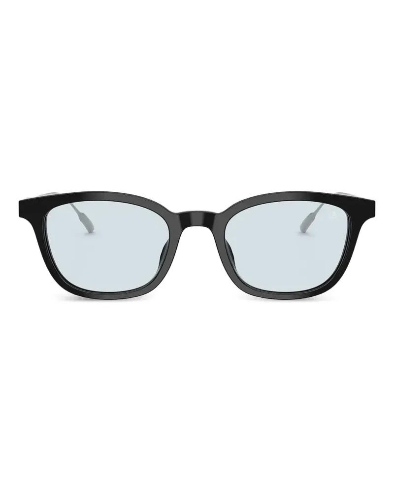 Moncler Lentis Sonnenbrille mit geometrischem Gestell - Schwarz Schwarz