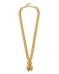 Moschino Teddy-Halskette Gold