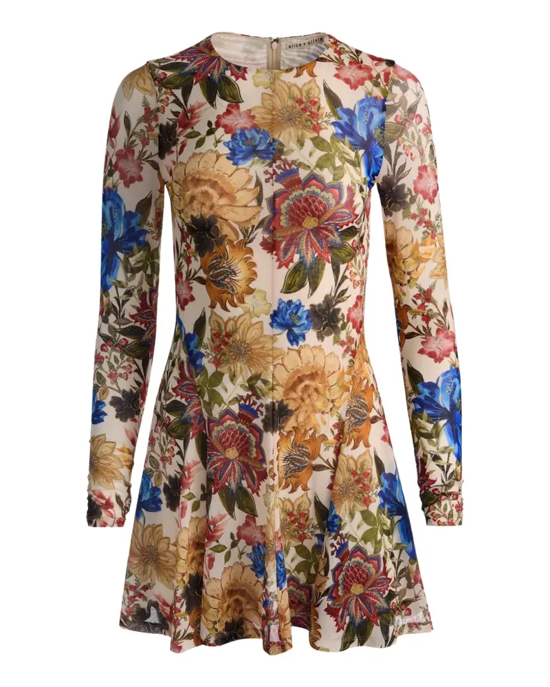 Alice + Olivia Minikleid mit Print - Nude Nude
