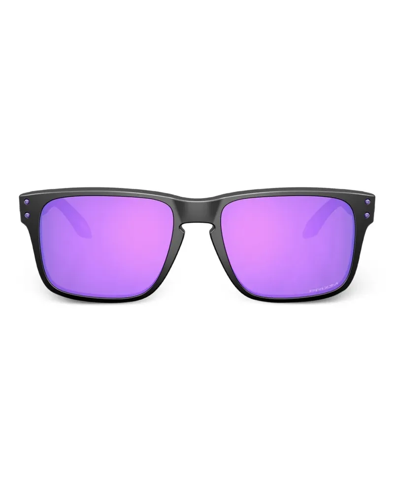 Oakley Eckige Holbrook S Sonnenbrille - Schwarz Schwarz