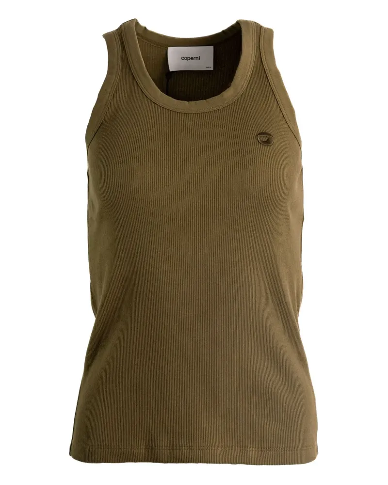 COPERNI Geripptes Tanktop - Grün Grün