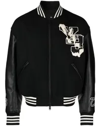 Y-3 Varsity Bomberjacke im College-Look Schwarz